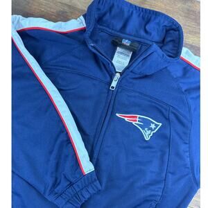 Reebok NFL Team Apparel New England Patriot's Athletic Zip Up Jacket Kids Size 4